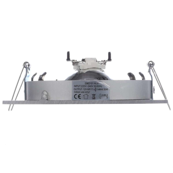 Oczko LAMPA sufitowa Siro AZ0767 Azzardo metalowa OPRAWA wpust chrom