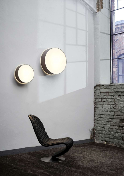 Plafon LAMPA sufitowa SPACE L 30661602 Kaspa abażurowa OPRAWA ścienna KINKIET okrągły czarny