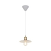 Wisząca lampa nad wyspę TORINA 2213173000 szklana przezroczysta