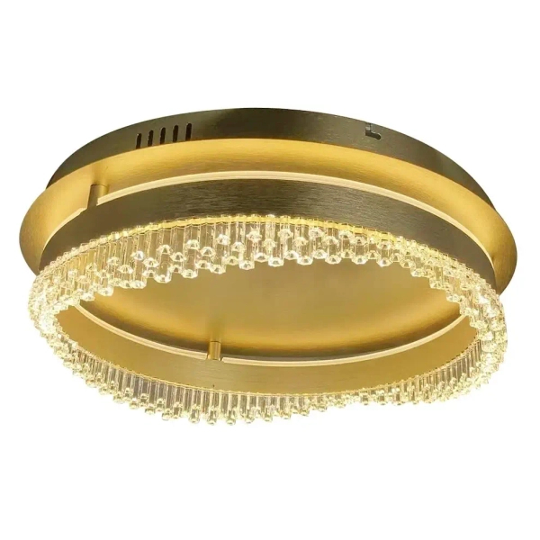Glamour nasufitowa lampa Preciosa ML1893 LED 36W 4000K złoty