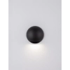 Ścienna lampa do ogrodu DONVELA LE75302 LED 3W 3000K IP65 czarna