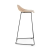 Hoker barowy CARO BAR beżowy czarny MH-007H-BC metalowy do kuchni
