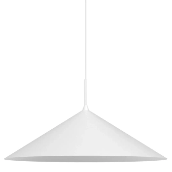 Regulowana lampa wisząca CAPITAL MLP0947 stożek do kuchni biały