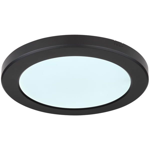 LAMPA sufitowa LASSE 12379-18B Globo okrągła OPRAWA plafon LED 18W 3000K - 6500K metalowy czarny