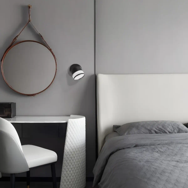 Reflektorek z regulacją Kendal LP-6331/1WS TR/BK do salonu czarny