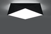 LAMPA sufitowa SL.0693 geometryczna OPRAWA natynkowa czarna