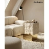 Beżowy stolik kawowy GILDA MM001501100382 złoty metalowy 47cm