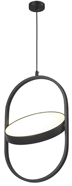 Wisząca lampa Spinner MSE010100315 obrotowy klosz LED 19W czarny