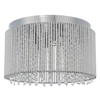 Sufitowa lampa kryształowa Galina 81980 okrągła glamour chrom przezroczysty