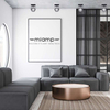 Natynkowa LAMPA sufitowa LUGAR ML5704 Milagro okrągła OPRAWA metalowy spot reflektorek regulowany czarny