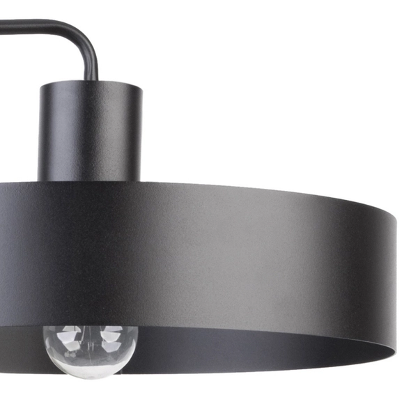 Natynkowa LAMPA sufitowa VASCO 31551 Sigma metalowa OPRAWA loftowy plafon na wysięgniach czarny