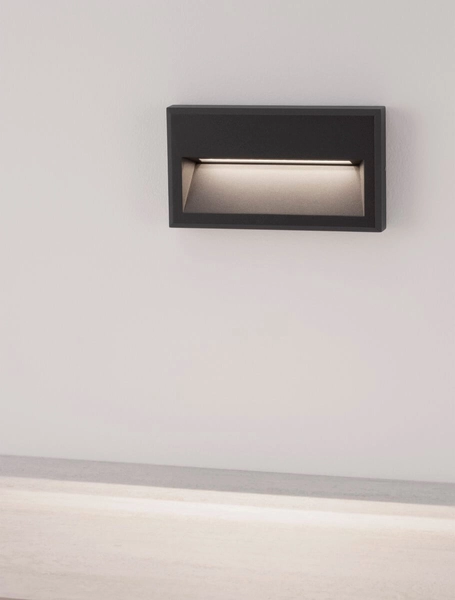 Wpuszczana lampa zewnętrzna QUERETARO LE71537 LED 10,4W grafit