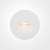 Lampa schodowa zewnętrzna LED 3W 3000K IP54 białe okrągłe Bil OUTLET