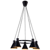 Lampa wisząca MORE 35-71163 industrialna zwis loftowy okrąg ring czarny