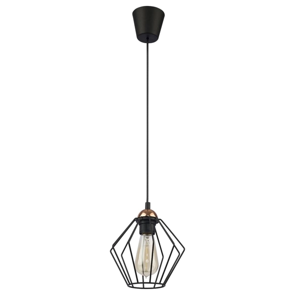 Loftowa lampa wisząca do salonu Galaxy 1642 TK Lighting metalowa czarna