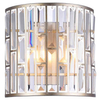 Ścienna LAMPA pałacowa KIEV W02103CP Cosmolight kinkiet kryształowy do jadalni glamour szampański