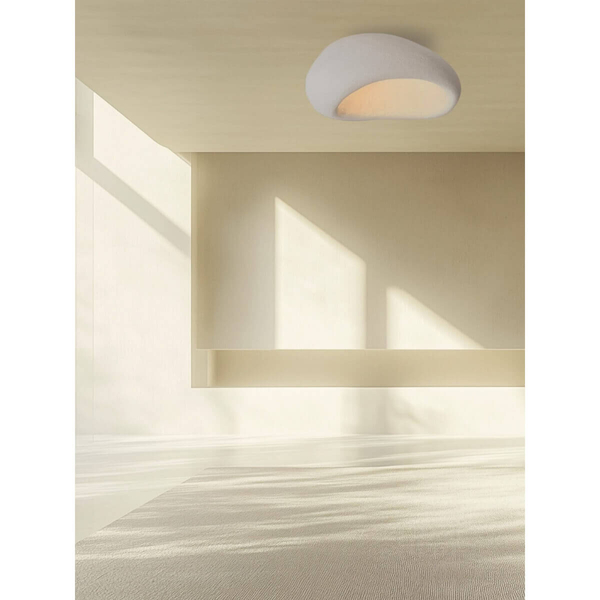 Sufitowa lampa do sypialni 23340 skandynawska biała
