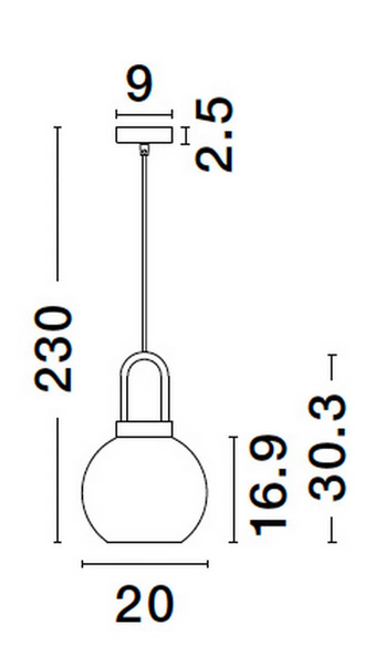 Industrialna lampa wisząca Banes do holu złota przezroczysta