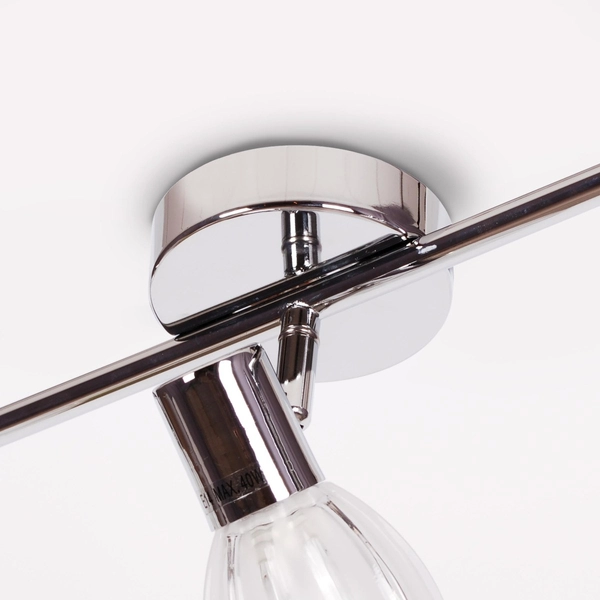 Lampa sufitowa Embo K-8001/3 listwa z reflektorkami chrom
