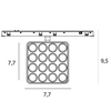 Sufitowa lampa z regulacją magnetyczna MAX N0013Z LED 12W 2700-5000K czarna