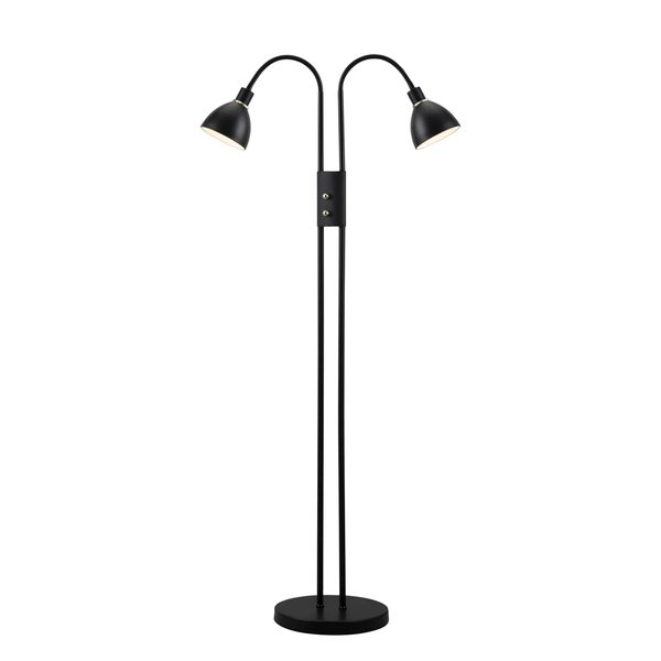 Klasyczna lampa podłogowa Ray 72224003 Nordlux ściemnialna czarna