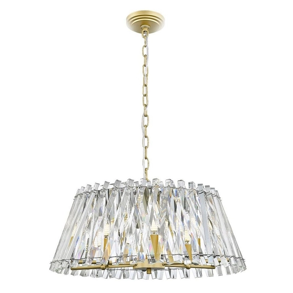 Glamour żyrandol pałacowy Mirabell lampa wisząca jadalniana złota