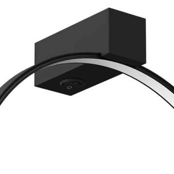 Loftowy kinkiet AGARO 4306 Shilo LED 9W 3000K nad stół ring czarny