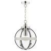 Kulista lampa wisząca HEATH HEA0138 nad stół srebrny