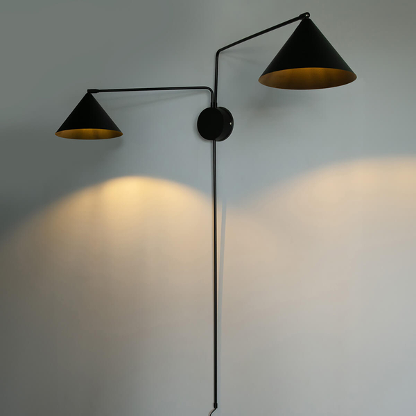 Lampa ścienna na wysięgniku Magic 40928 Sigma z regulacją czarna