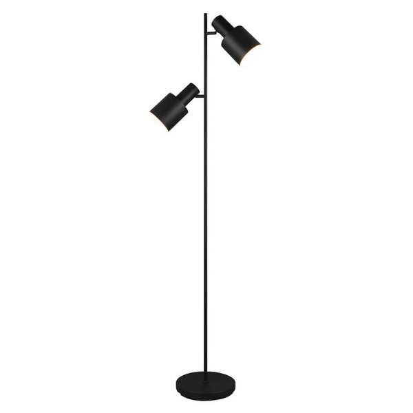 Podłogowa lampa ELIOR DL232419400 Trio reflektorki metalowa czarna