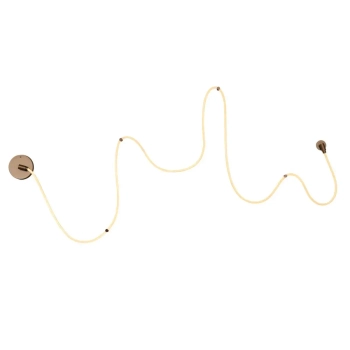 Ścienny kinkiet Janderin 24205/54/05 LED 48W 2200-3300K czujnik ruchu złoty