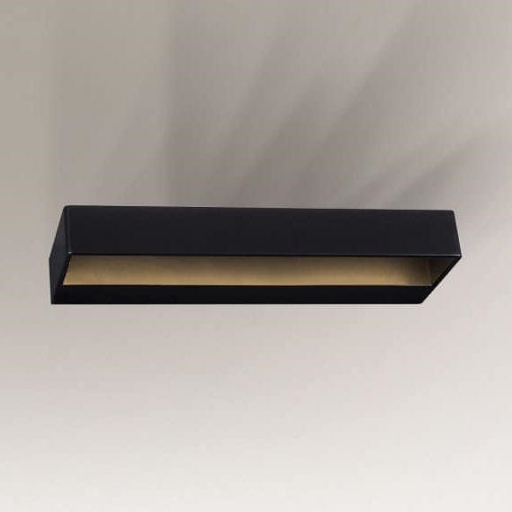 Kinkiet ENIWA 4451 Shilo metalowa lampa prostokątna LED 1,44W 3000K czarna