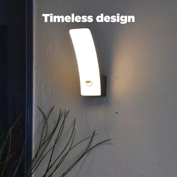 Elewacyjna lampa z czujnikiem KILO 5203902335 LED 11,5W 3000K IP44 szara