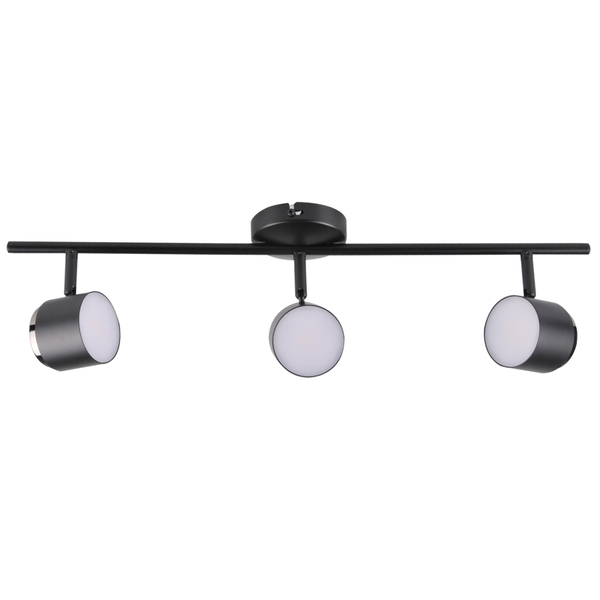 Metalowy plafon KUBIK 318275 punktowa lampa LED 12,6W czarna