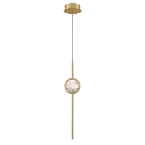Wisząca lampa salonowa Barletta QN-BARLETTA-1P-BG LED 6W 3000K złoty