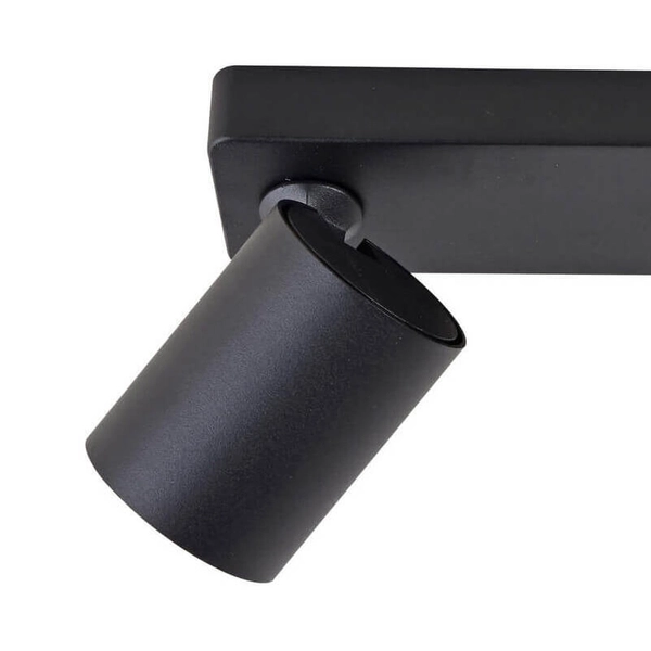 Plafon LAMPA sufitowa SNOW LP-731/3W BK Light Prestige metalowa OPRAWA regulowane refektorki tuby czarne