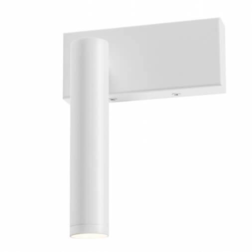 Minimalistyczny kinkiet ścienny Roll 50910101 Kaspa LED 4,2W 3000K z regulacją biały