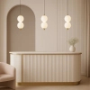 Wisząca lampa do sypialni Pontti LWKM2 LED 6W 3000K kule złoty