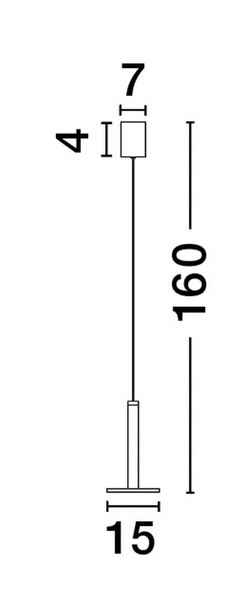 Ledowa lampa wisząca ESQUEL LE42737 11W 3000K do pokoju oprawa biała