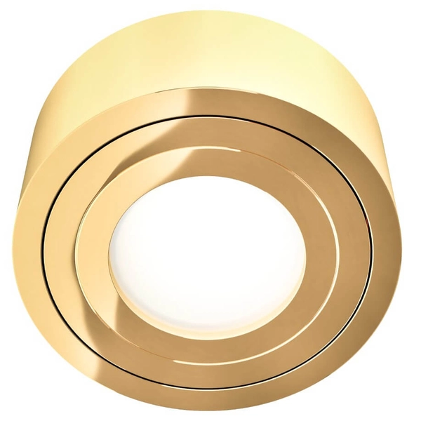 Spot sufitowy Rullo Gold Mini plafon LED 5,5W złoty do biura