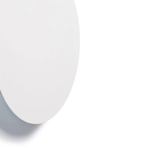 Biały kinkiet sypialniany Ring 7637 LED 7W 3000K metalowa lampa