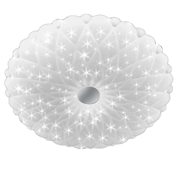 LAMPA sufitowa VEN P-1049/50 dekoracyjna OPRAWA plafon LED 74W kwiat biały