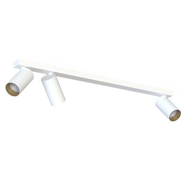 Lampa sufitowa z reflektorkami Mono 7775 biała nowoczesna do holu