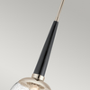 Lampa wisząca kula QN-MARILYN-MP metalowa szklana nikiel