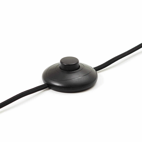 Stojąca lampa podłogowa Woodrow 94977/76 bambusowa czarny