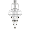 Lampa wisząca Linea XT100-43P-XL Step industrialna geometryczna tuba czarna