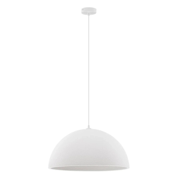 Wisząca lampa NAVIRTA LE45340 kopułowa nad wyspę do jadalni biała