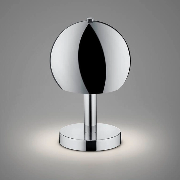 Nowoczesna lampa na stolik Boccia 519300106 metalowa srebrna