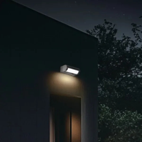 Lampa elewacyjna FRAME grafitowy AZ6634 1xLED 12W 4000K IP65 na ścianę