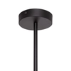 Lampa wisząca metalowa Cazzata ABR-LWL-CAZZ-B nad stół tubki do jadalni czarne